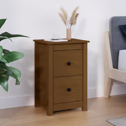 VidaXL 820952 nightstand/bedside table Brown - Additional view 2
