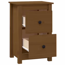 VidaXL 820952 nightstand/bedside table Brown - Additional view 4