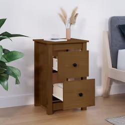VidaXL 820952 nightstand/bedside table Brown - Additional view 6