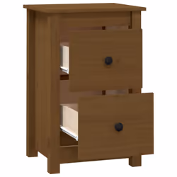 VidaXL 820953 nightstand/bedside table Brown - Additional view 4