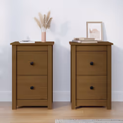 VidaXL 820953 nightstand/bedside table Brown - Additional view 6
