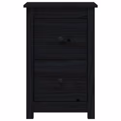 VidaXL 820954 nightstand/bedside table Black