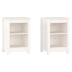 VidaXL 820959 nightstand/bedside table White