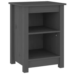 VidaXL 820960 nightstand/bedside table Grey