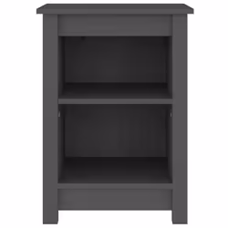 VidaXL 820960 nightstand/bedside table Grey