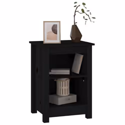 VidaXL 820964 nightstand/bedside table Black - Additional view 5