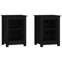 VidaXL 820965 nightstand/bedside table Black