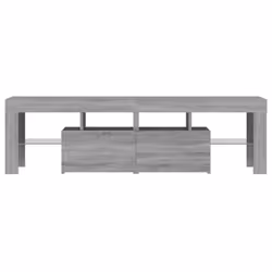 vidaXL TV Cabinet TV Stand with LED Lights Media Console Sideboard Grey Sonoma - Additional view 7