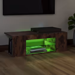 vidaXL TV Cabinet with LED Lights TV Stand TV Unit Hall Entertainment Cenrtre - Smoked oak - Additional view 5
