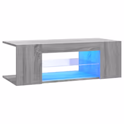 vidaXL TV Cabinet with LED Lights TV Stand TV Unit Hall Entertainment Cenrtre - Grey sonoma