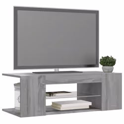 vidaXL TV Cabinet with LED Lights TV Stand TV Unit Hall Entertainment Cenrtre - Grey sonoma - Additional view 6