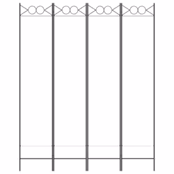 vidaXL 6-Panel Room Divider Fabric Privacy Screen Paravent Multi Colours/Sizes - White, 160 x 200 cm - Additional view 2