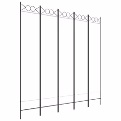 vidaXL 6-Panel Room Divider Fabric Privacy Screen Paravent Multi Colours/Sizes - White, 200 x 200 cm