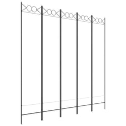 vidaXL 6-Panel Room Divider Fabric Privacy Screen Paravent Multi Colours/Sizes - White, 200 x 200 cm