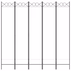 vidaXL 6-Panel Room Divider Fabric Privacy Screen Paravent Multi Colours/Sizes - White, 200 x 200 cm