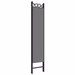 vidaXL 6-Panel Room Divider Fabric Privacy Screen Paravent Multi Colours/Sizes - Anthracite, 200 x 200 cm - Additional view 5
