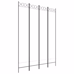 vidaXL 6-Panel Room Divider Fabric Privacy Screen Paravent Multi Colours/Sizes - White, 160 x 220 cm