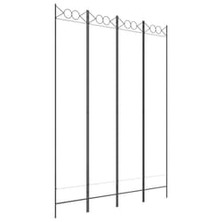vidaXL 6-Panel Room Divider Fabric Privacy Screen Paravent Multi Colours/Sizes - White, 160 x 220 cm