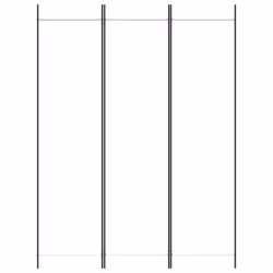 vidaXL Room Divider Fabric Privacy Screen Paravent Multi Colours Multi Sizes - White, 150 x 200 cm
