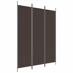 vidaXL Room Divider Fabric Privacy Screen Paravent Multi Colours Multi Sizes - Brown, 150 x 200 cm