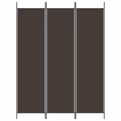 vidaXL Room Divider Fabric Privacy Screen Paravent Multi Colours Multi Sizes - Brown, 150 x 200 cm