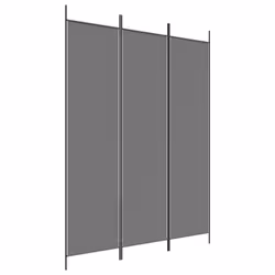 vidaXL Room Divider Fabric Privacy Screen Paravent Multi Colours Multi Sizes - Anthracite, 150 x 200 cm