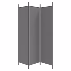 vidaXL Room Divider Fabric Privacy Screen Paravent Multi Colours Multi Sizes - Anthracite, 150 x 200 cm - Additional view 4
