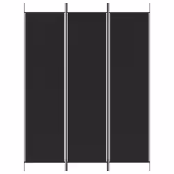 vidaXL Room Divider Fabric Privacy Screen Paravent Multi Colours Multi Sizes - Black, 150 x 200 cm