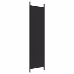 vidaXL Room Divider Fabric Privacy Screen Paravent Multi Colours Multi Sizes - Black, 150 x 200 cm - Additional view 5
