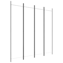 vidaXL Room Divider Fabric Privacy Screen Paravent Multi Colours Multi Sizes - White, 200 x 200 cm