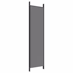 vidaXL Room Divider Fabric Privacy Screen Paravent Multi Colours Multi Sizes - Anthracite, 200 x 200 cm - Additional view 5