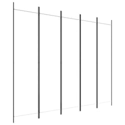 vidaXL Room Divider Fabric Privacy Screen Paravent Multi Colours Multi Sizes - White, 250 x 200 cm