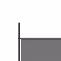 vidaXL Room Divider Fabric Privacy Screen Paravent Multi Colours Multi Sizes - Anthracite, 250 x 200 cm - Additional view 6