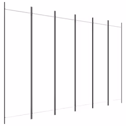 vidaXL Room Divider Fabric Privacy Screen Paravent Multi Colours Multi Sizes - White, 300 x 200 cm