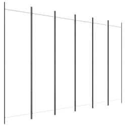vidaXL Room Divider Fabric Privacy Screen Paravent Multi Colours Multi Sizes - White, 300 x 200 cm