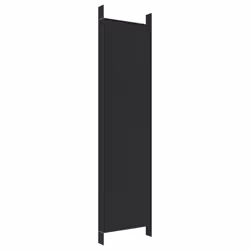 vidaXL Room Divider Fabric Privacy Screen Paravent Multi Colours Multi Sizes - Black, 300 x 200 cm - Additional view 5