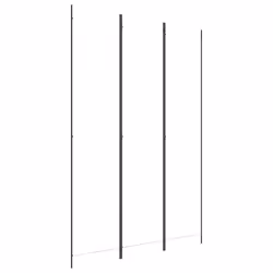 vidaXL 6-Panel Room Divider Fabric Privacy Screen Paravent Multi Colours/Sizes - white, 150 x 220 cm