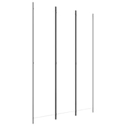 vidaXL 6-Panel Room Divider Fabric Privacy Screen Paravent Multi Colours/Sizes - white, 150 x 220 cm