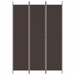 vidaXL 6-Panel Room Divider Fabric Privacy Screen Paravent Multi Colours/Sizes - brown, 150 x 220 cm - Additional view 2