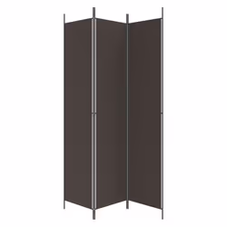 vidaXL 6-Panel Room Divider Fabric Privacy Screen Paravent Multi Colours/Sizes - brown, 150 x 220 cm - Additional view 4