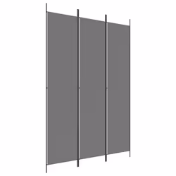 vidaXL 6-Panel Room Divider Fabric Privacy Screen Paravent Multi Colours/Sizes - anthracite, 150 x 220 cm