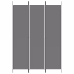 vidaXL 6-Panel Room Divider Fabric Privacy Screen Paravent Multi Colours/Sizes - anthracite, 150 x 220 cm