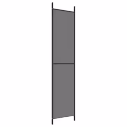 vidaXL 6-Panel Room Divider Fabric Privacy Screen Paravent Multi Colours/Sizes - anthracite, 150 x 220 cm - Additional view 5