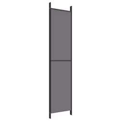 vidaXL 6-Panel Room Divider Fabric Privacy Screen Paravent Multi Colours/Sizes - anthracite, 200 x 220 cm - Additional view 5