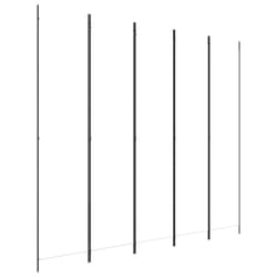 vidaXL 6-Panel Room Divider Fabric Privacy Screen Paravent Multi Colours/Sizes - white, 250 x 220 cm