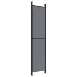 vidaXL 6-Panel Room Divider Fabric Privacy Screen Paravent Multi Colours/Sizes - anthracite, 250 x 220 cm - Additional view 5