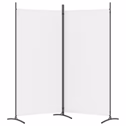 ) vidaXL Room Divider Wall Partition Screen Panel Room Separator Privacy Screen - White, 175 x 180 cm (W x H - Additional view 4