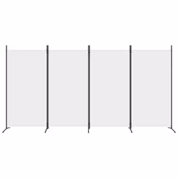 ) vidaXL Room Divider Wall Partition Screen Panel Room Separator Privacy Screen - White, 346 x 180 cm (W x H - Additional view 2