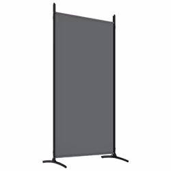 ) vidaXL Room Divider Wall Partition Screen Panel Room Separator Privacy Screen - Anthracite, 346 x 180 cm (W x H - Additional view 5