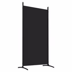 ) vidaXL Room Divider Wall Partition Screen Panel Room Separator Privacy Screen - Black, 346 x 180 cm (W x H - Additional view 5